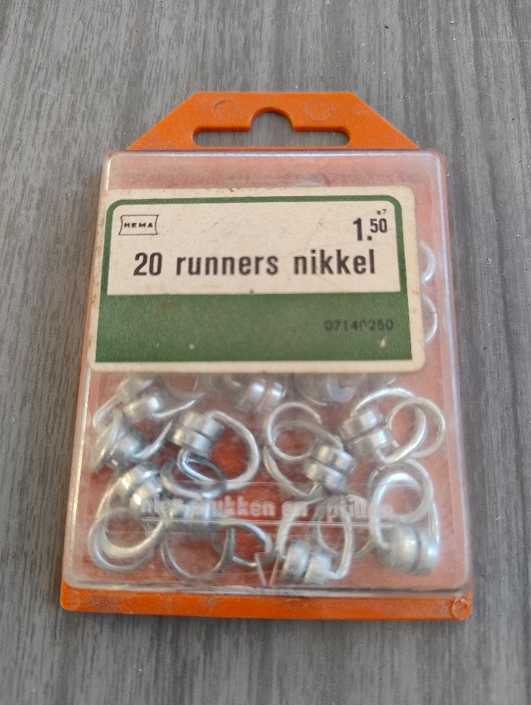 Vernikkelde gordijngeleider, antiek, voor gordijnringen, Overige merken, Metaal, Nieuw, Ophalen of Verzenden