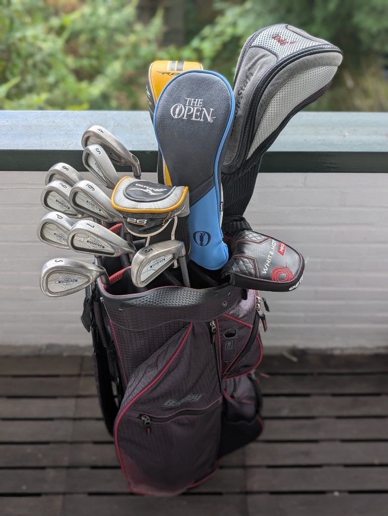 Callaway x12 set, Wilson Driver, Mizuno h3, Taylormade hybr., Sport en Fitness, Golf, Ophalen, Gebruikt, Set, Callaway