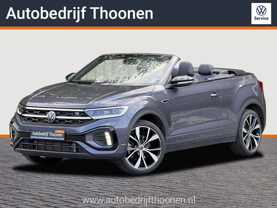 Volkswagen T-Roc Cabrio 1.5 TSI R-Line Black Style | 19"| Ke, Auto's, Volkswagen, 12 maanden, 4 cilinders, Alcantara, 1446 kg