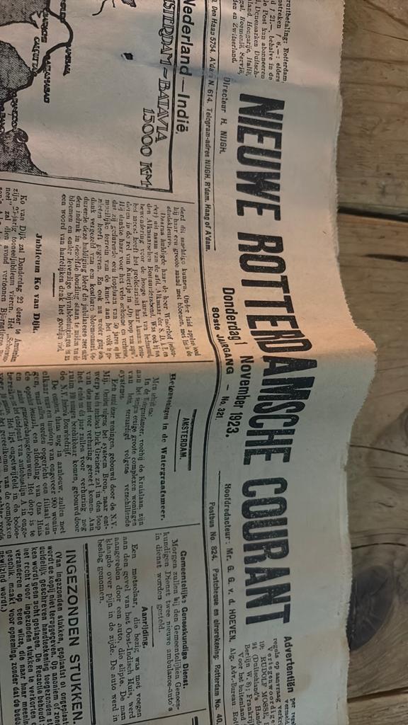 Prachtig bewaard 4 pagina’s krant 1973, Verzamelen, Tijdschriften, Kranten en Knipsels, Ophalen of Verzenden, 1960 tot 1980, Tijdschrift