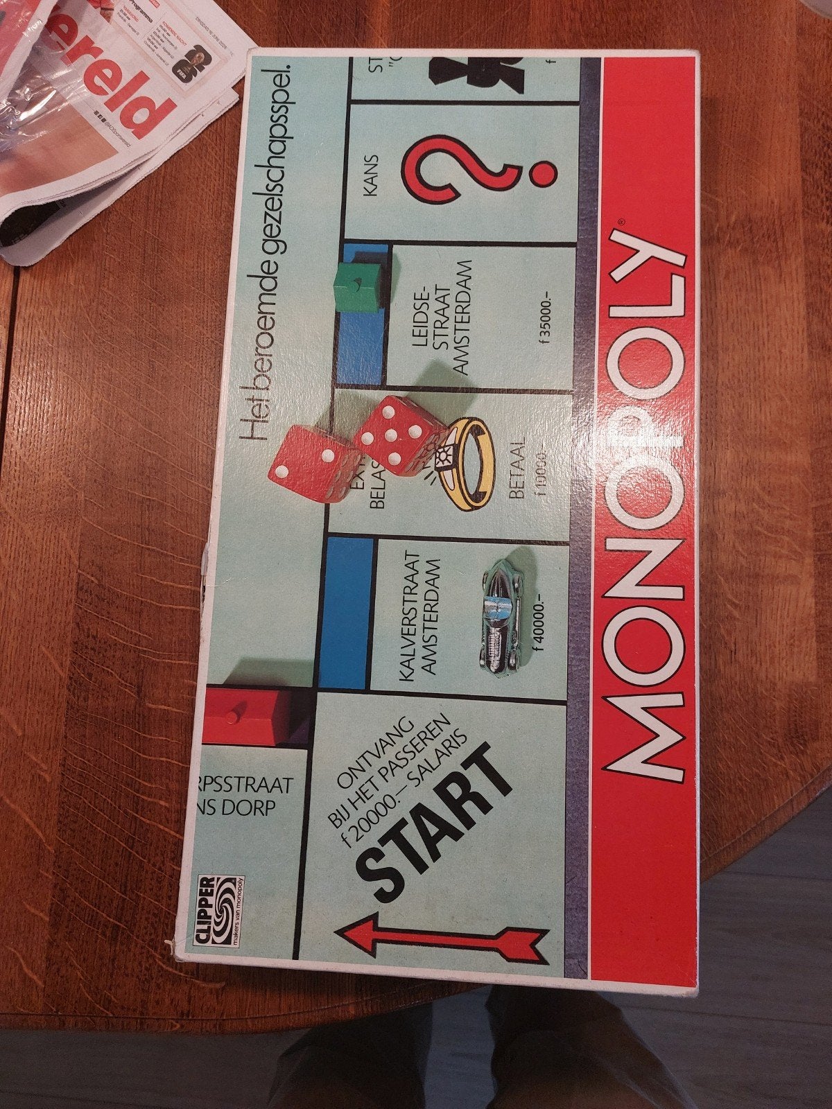 Monopoly Bordspel - Klassieke Editie, Vijf spelers of meer, Verzenden, Gebruikt, Clipper