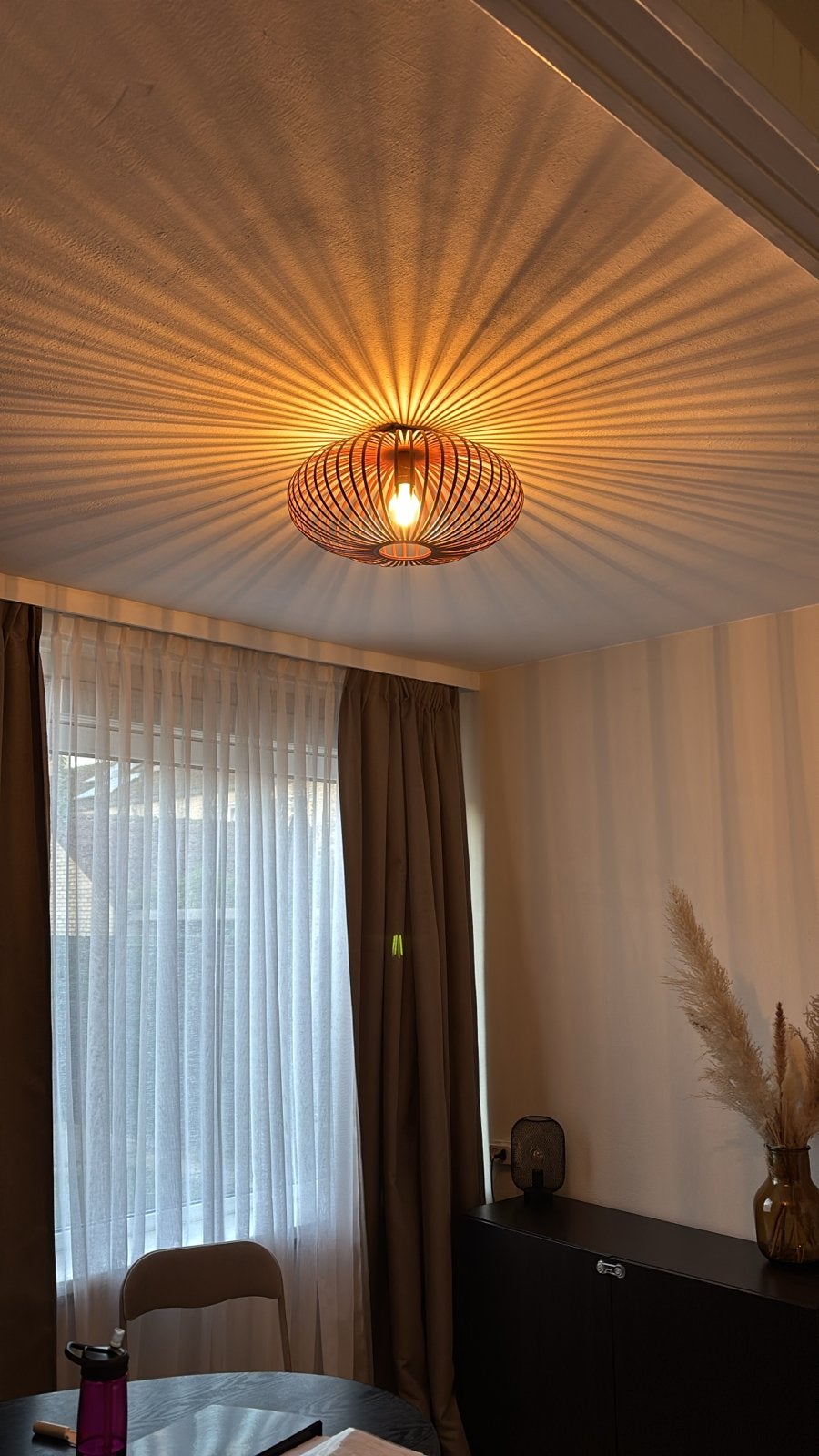 Moderne plafondlamp - Zo goed als nieuw, Huis en Inrichting, Ophalen, Modern, Zo goed als nieuw, Plafondlamp