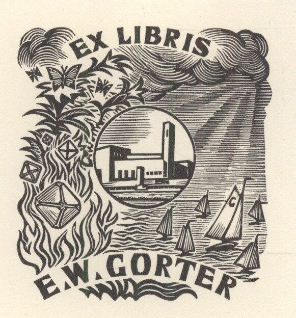 1698 Ex Libris Nederland : Thijs Mauve, 1953, Verzenden, Ex libris