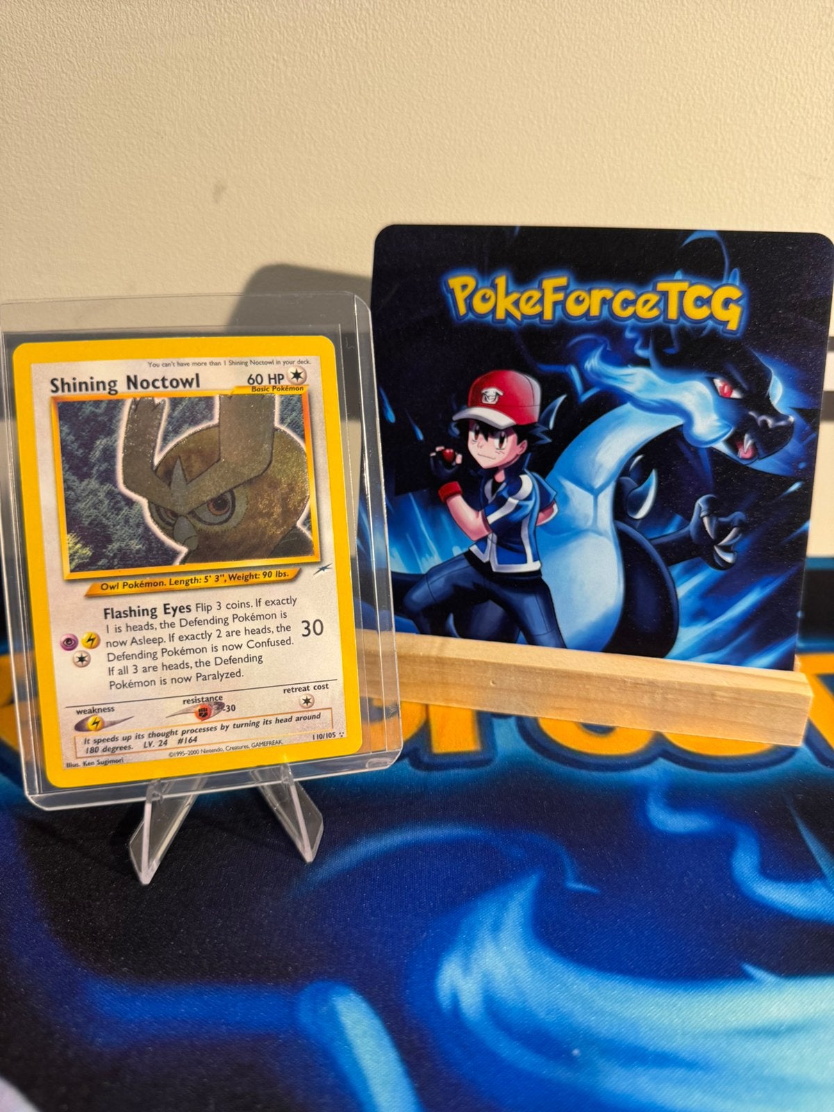 Pokémon | Shining Noctowl | 110/105, Ophalen of Verzenden, Zo goed als nieuw