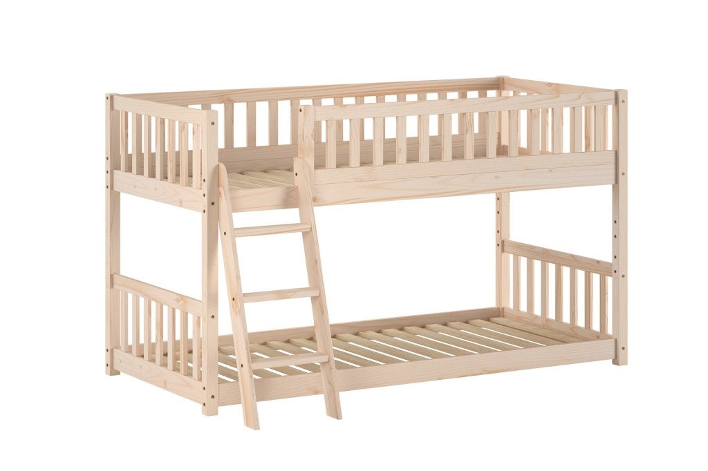 Ronald stapelbed - 90x200 - Naturel, Niet ingevuld, Niet ingevuld, Niet ingevuld