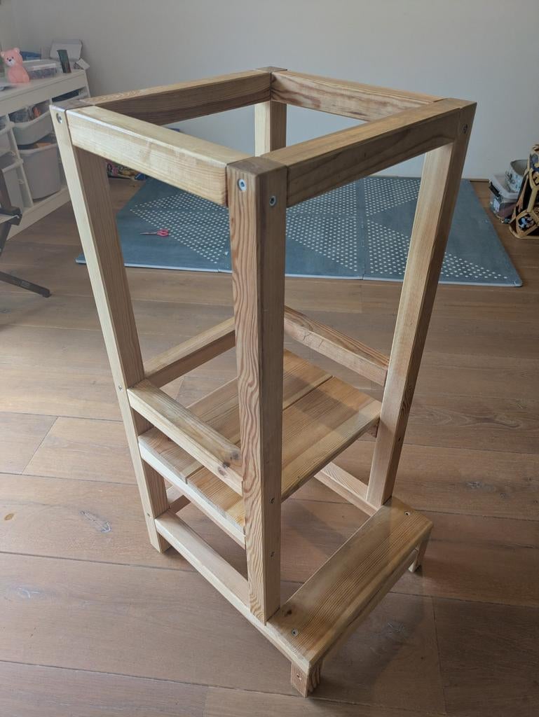 Houten meegroeistoel/leertoren, Ophalen of Verzenden, Zo goed als nieuw, Overige typen