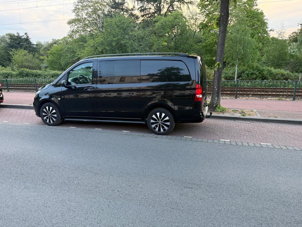 Mercedes-Benz Vito (EXCL btw), Euro 6, 4 cilinders, Leder en Stof, Zwart