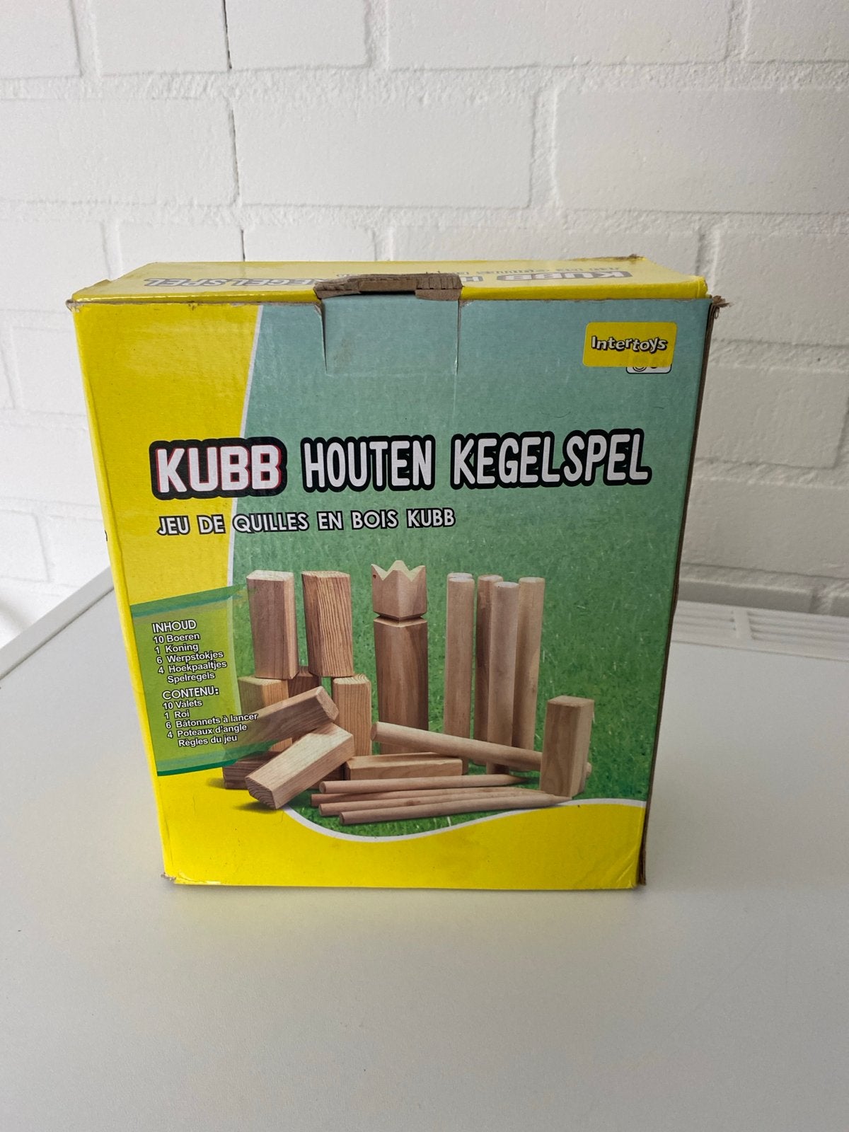 Kubb Houten Kegelspel van Intertoys, Ophalen of Verzenden, Nieuw, Overige typen