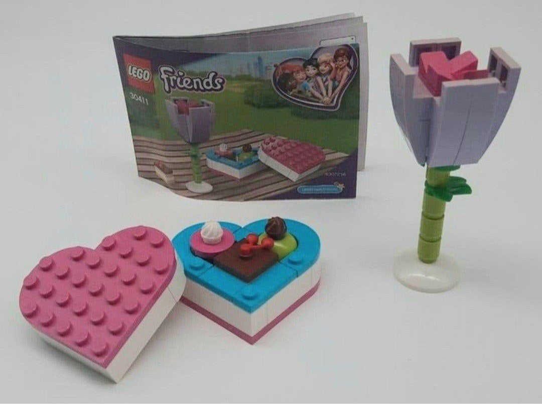 Lego Friends 30411 Snoepdoos en Bloem compleet, Gebruikt, Lego, Ophalen of Verzenden, Complete set
