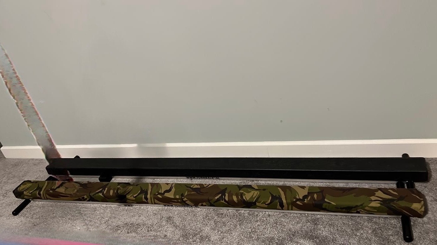 2 stevige turnbalken van 2 meter lang, Ophalen of Verzenden, Gebruikt, Materiaal