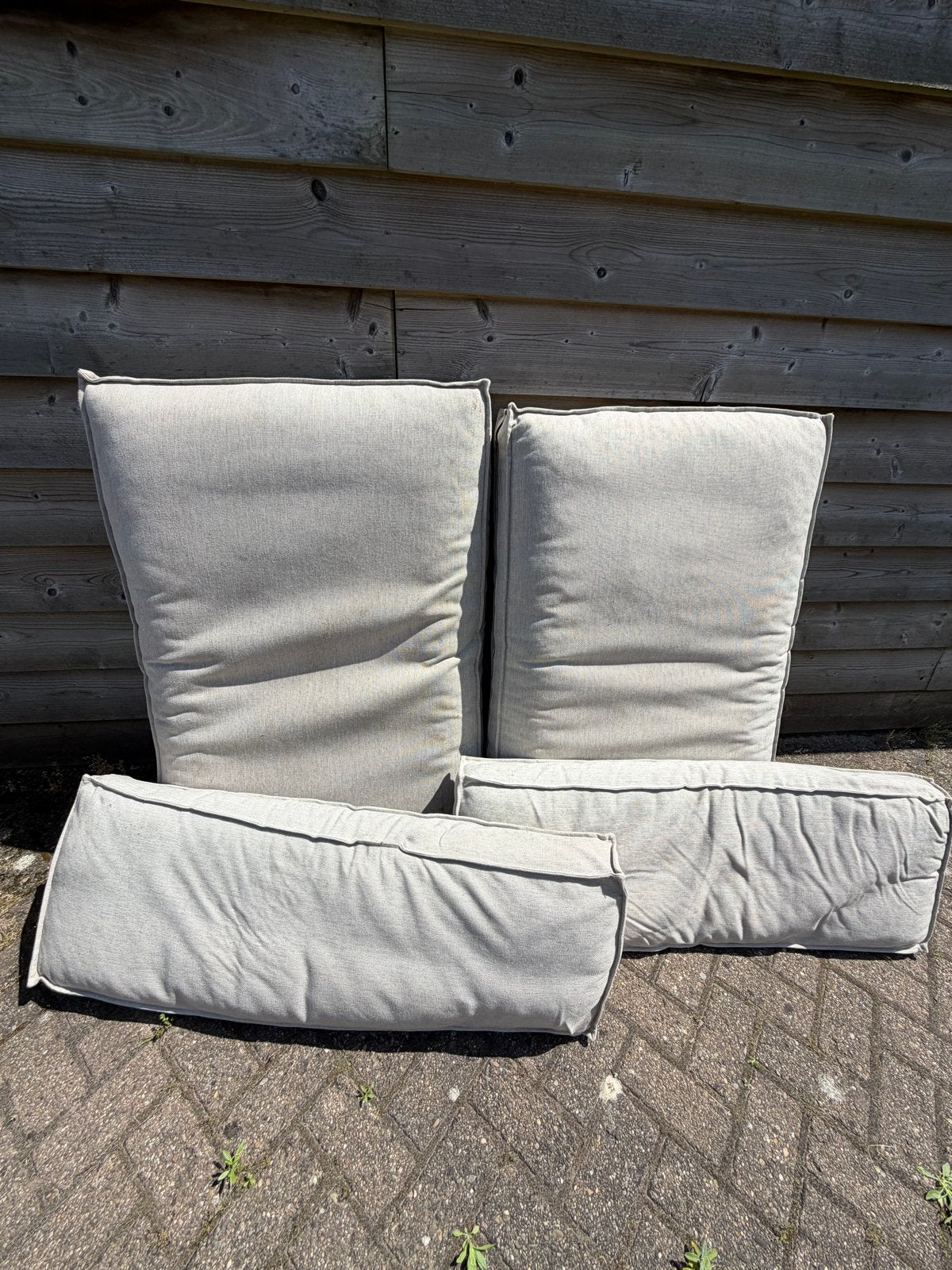 2x set stevige palletkussens Karwei - Zo goed als nieuw, Ophalen, Zo goed als nieuw, Loungeset