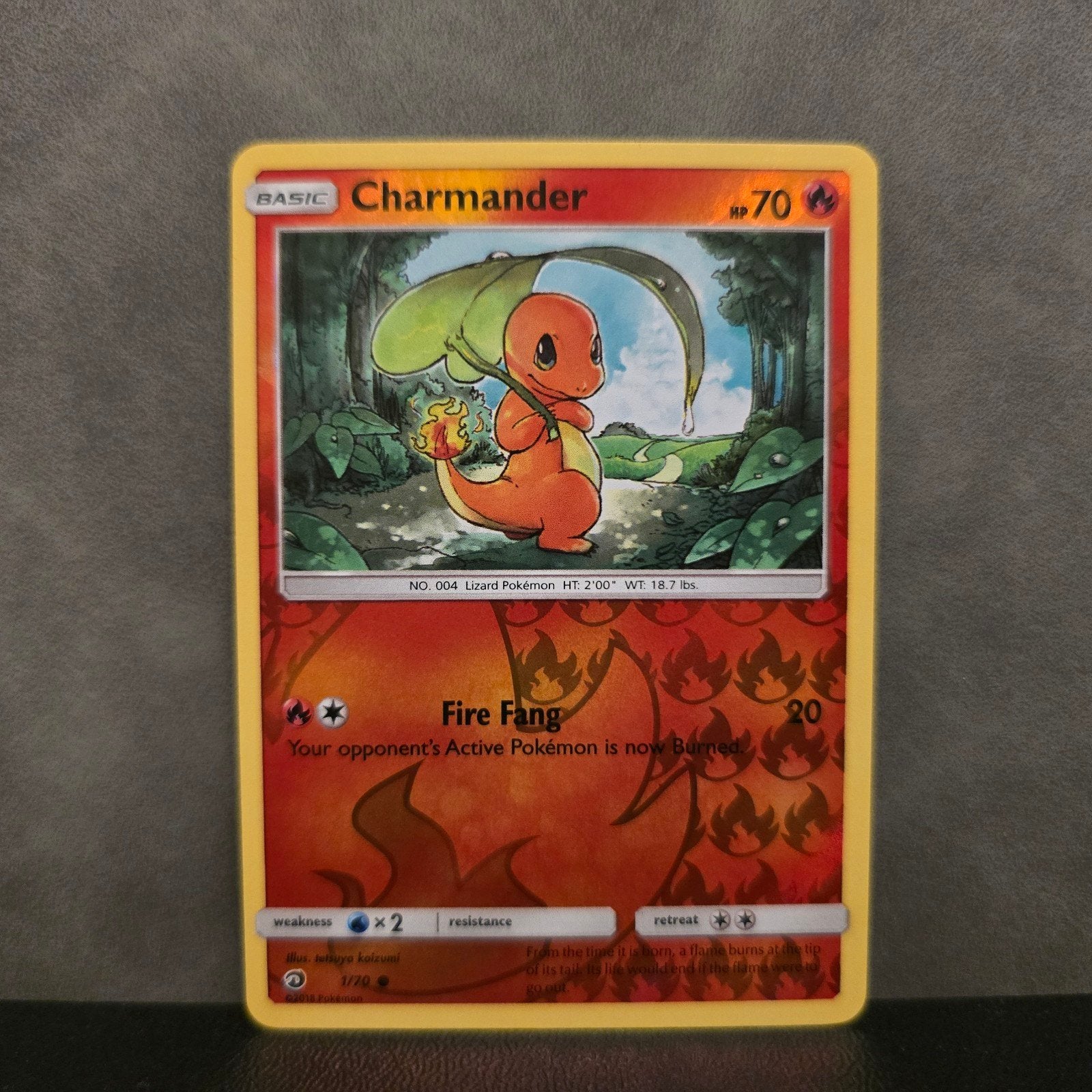 Charmander (DRM 1) Dragon Majesty Reverse Holo NM, Ophalen of Verzenden