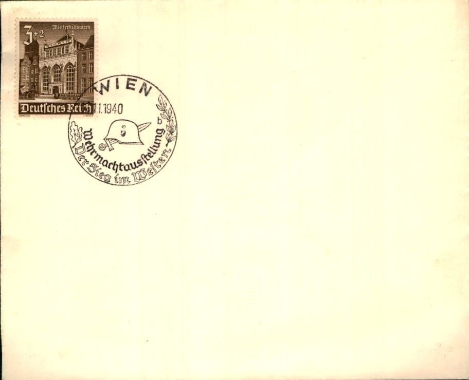 Derde Rijk - Stempel Wien - 1940, Postzegels en Munten, Brieven en Enveloppen | Buitenland, Verzenden, Envelop