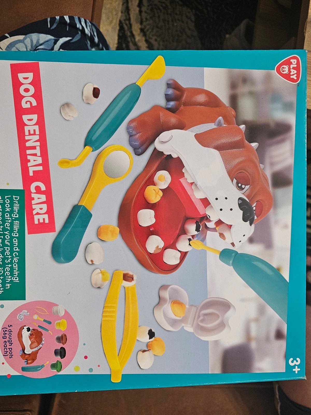 PLAYGO Dog Dental Care Speelset met Klei, Kinderen en Baby's, Speelgoed | Overig, Ophalen of Verzenden