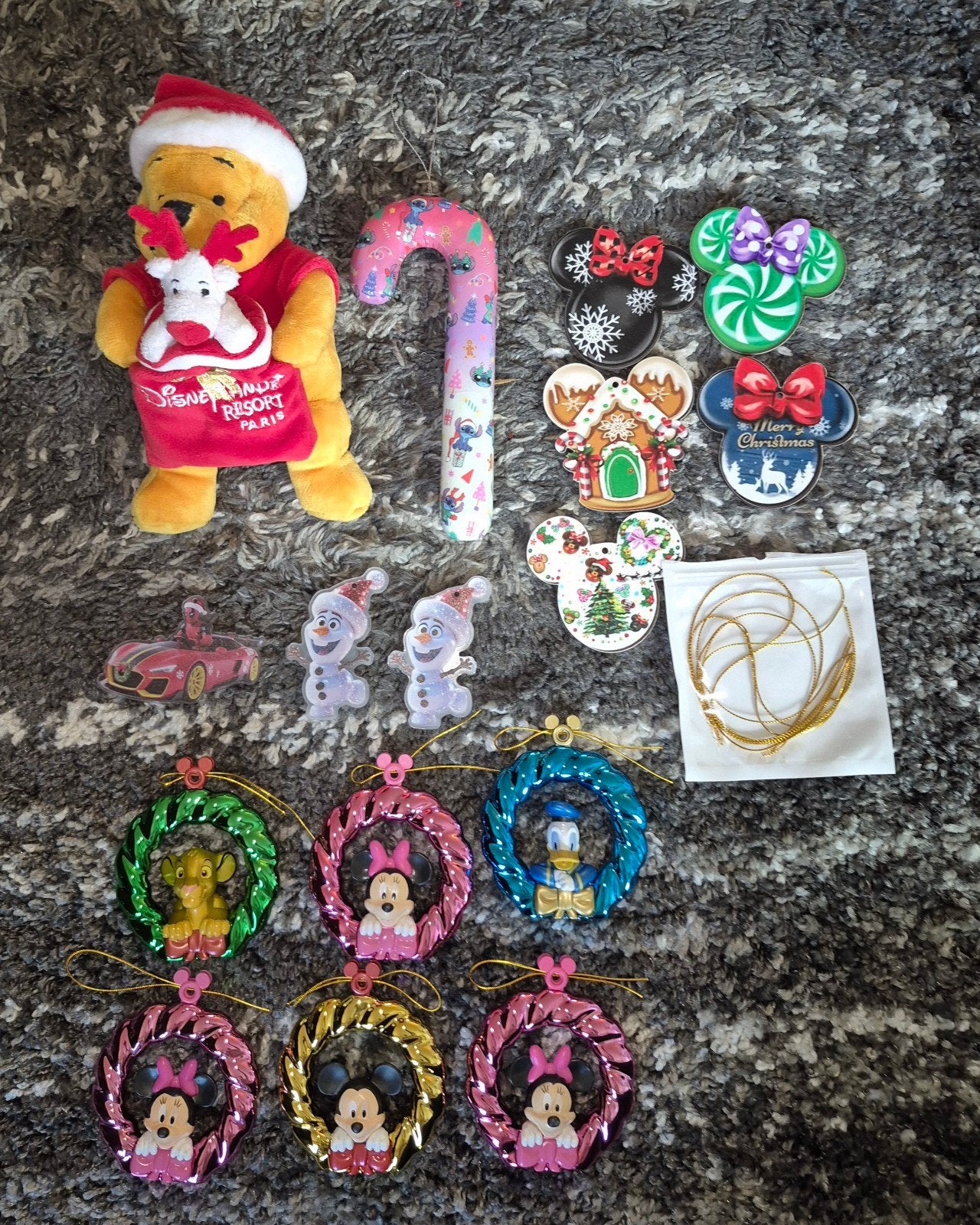 Disney kerstspullen o.a. kerstballen en knuffel, Diversen, Ophalen of Verzenden, Zo goed als nieuw