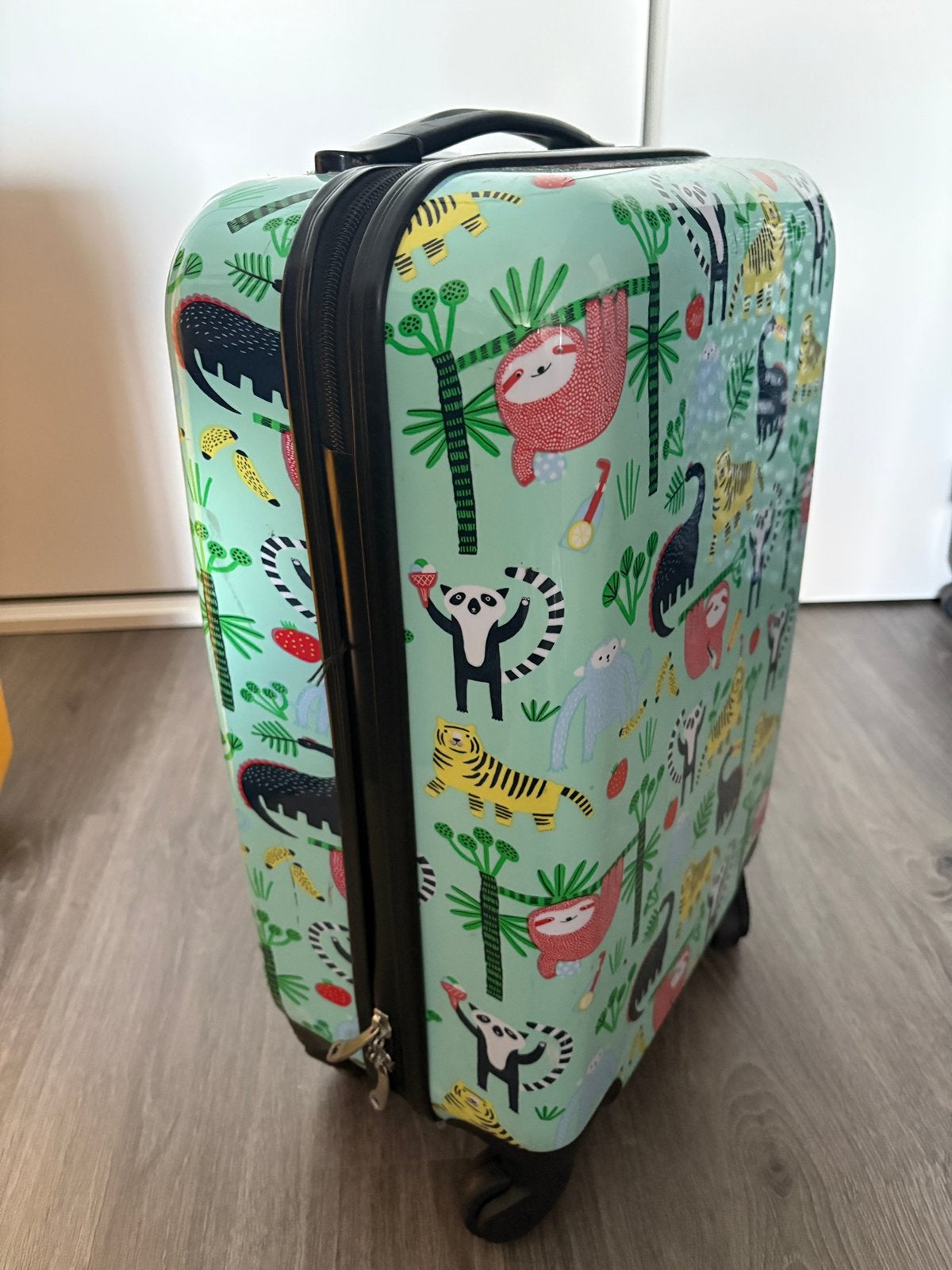 Hema kinder dierenkoffer, Sieraden, Tassen en Uiterlijk, Koffers, Ophalen, Hard kunststof, Minder dan 50 cm, Zo goed als nieuw