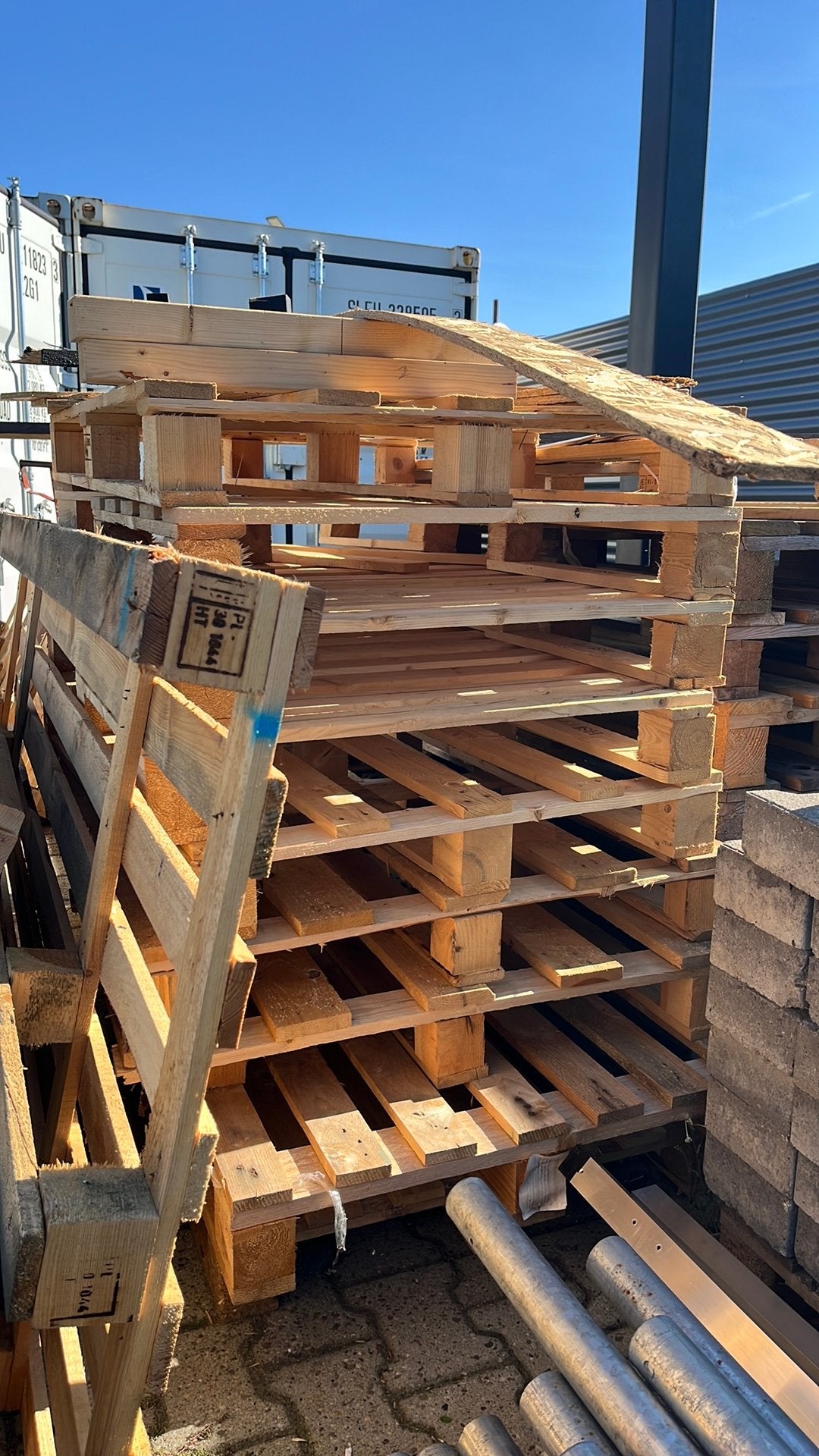 Pallets gratis ophalen / brand hout, Ophalen, Overige houtsoorten, Minder dan 200 cm, Pallet