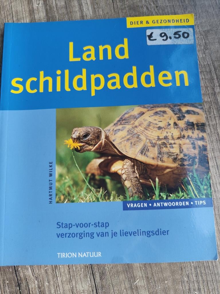 Land Schildpadden Boek - Verzorging van je lievelingsdier, Ophalen of Verzenden, Gelezen, Reptielen of Amfibieën, Hartmut Wilke