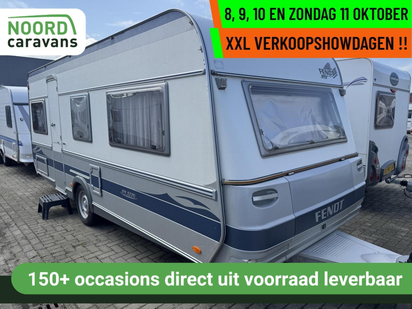 FENDT PLATIN PLATIN 530 ENKELE BEDDEN + RONDZIT + VOORTENT, 7 tot 8 meter, Bedrijf, Fendt, Hordeur