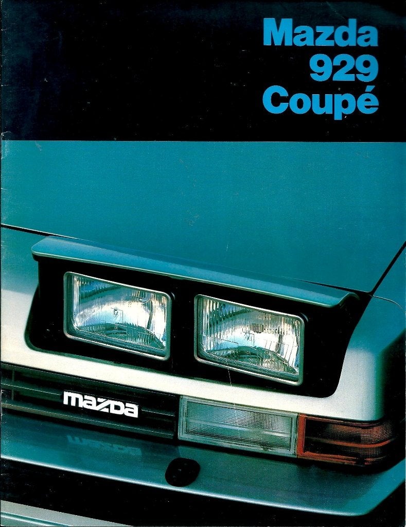 Folder Mazda 929 Coupe 1982, Ophalen of Verzenden, Gelezen, Mazda