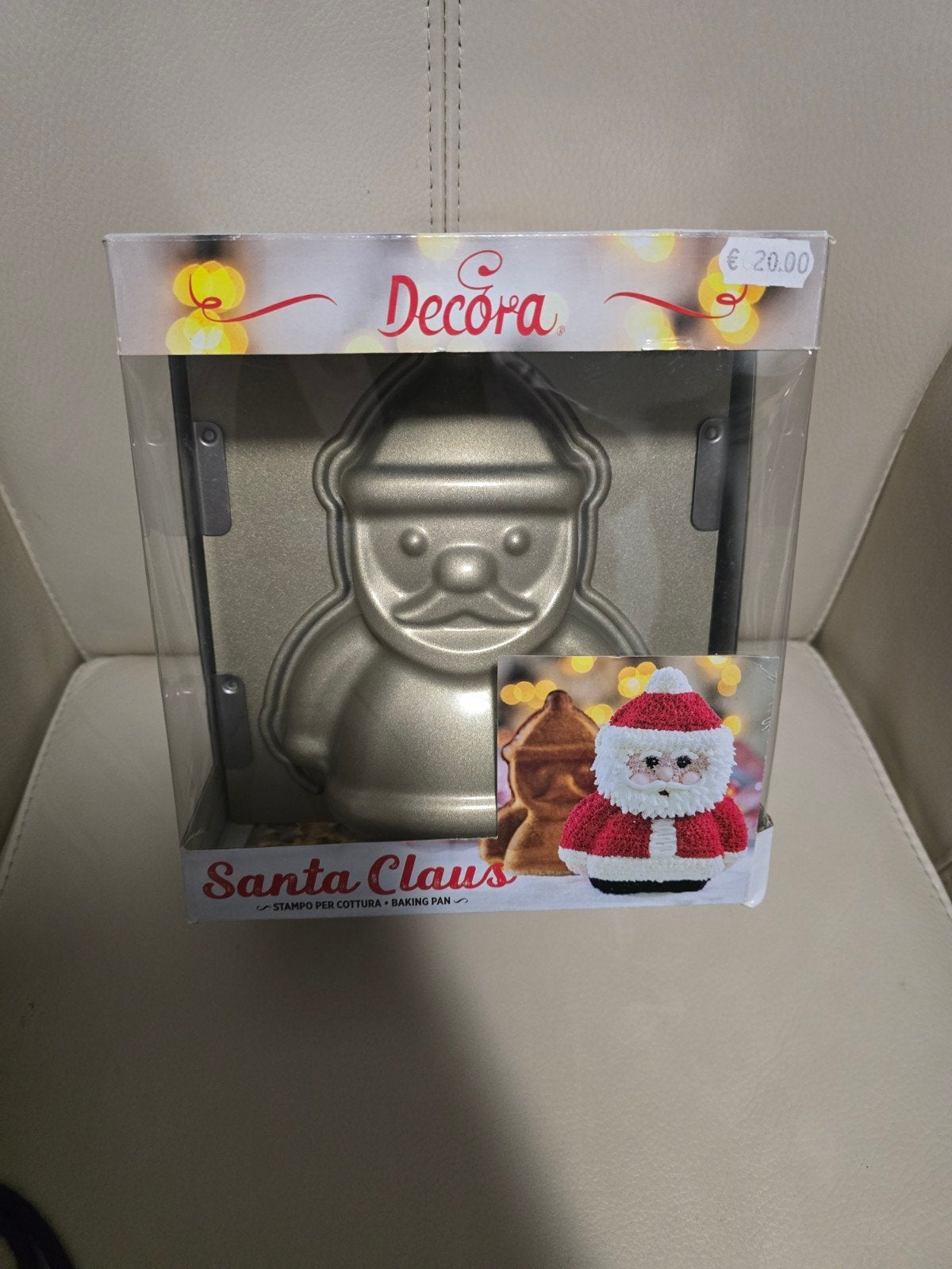 3d bakblik kerstman, Ophalen of Verzenden, Zo goed als nieuw, Taarten, Bakvorm