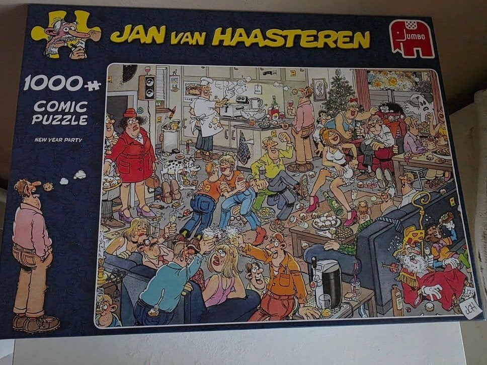 Jan van Haasteren Comic Puzzel - New Year Party 1000 stukjes, Ophalen, Gebruikt, Jumbo
