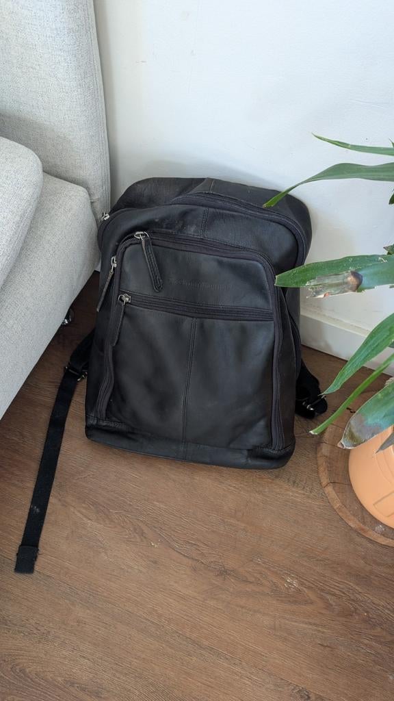 The Chesterfield Brand Leren Backpack Zwart, Ophalen of Verzenden, Gebruikt, Overige merken