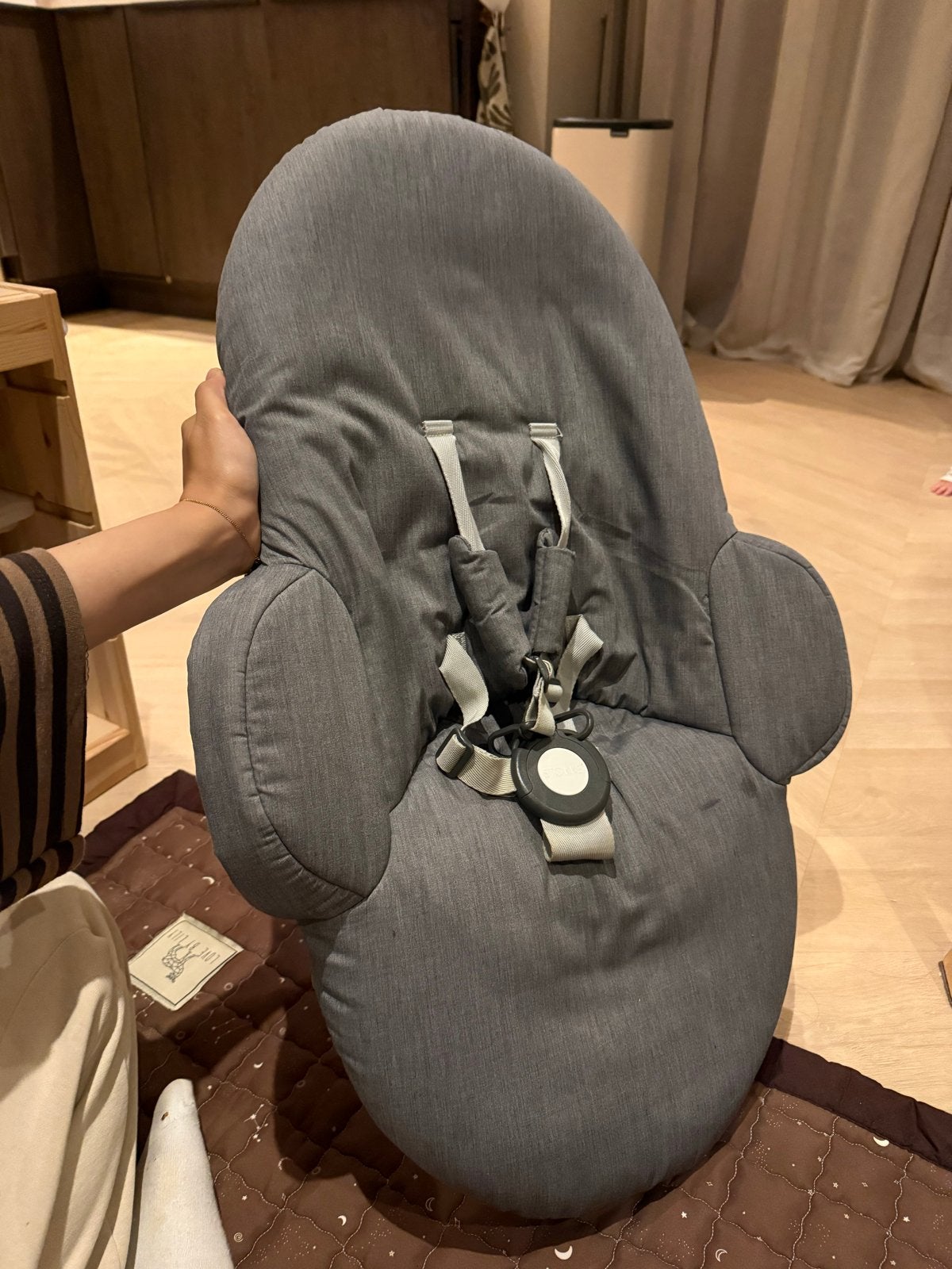 stokke steps opzetstuk 0-6 maanden, Kinderen en Baby's, Overige merken, Wipstoel, Ophalen of Verzenden, Met gordel(s) of riempje(s)