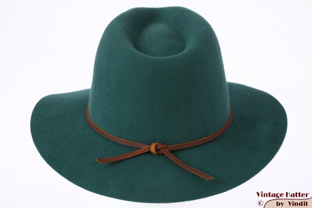 Gleufhoed Brixton Wesley emerald groen 58 Nieuw Sample, Kleding | Dames, Brixton.com, Hoed, Nieuw, Ophalen of Verzenden