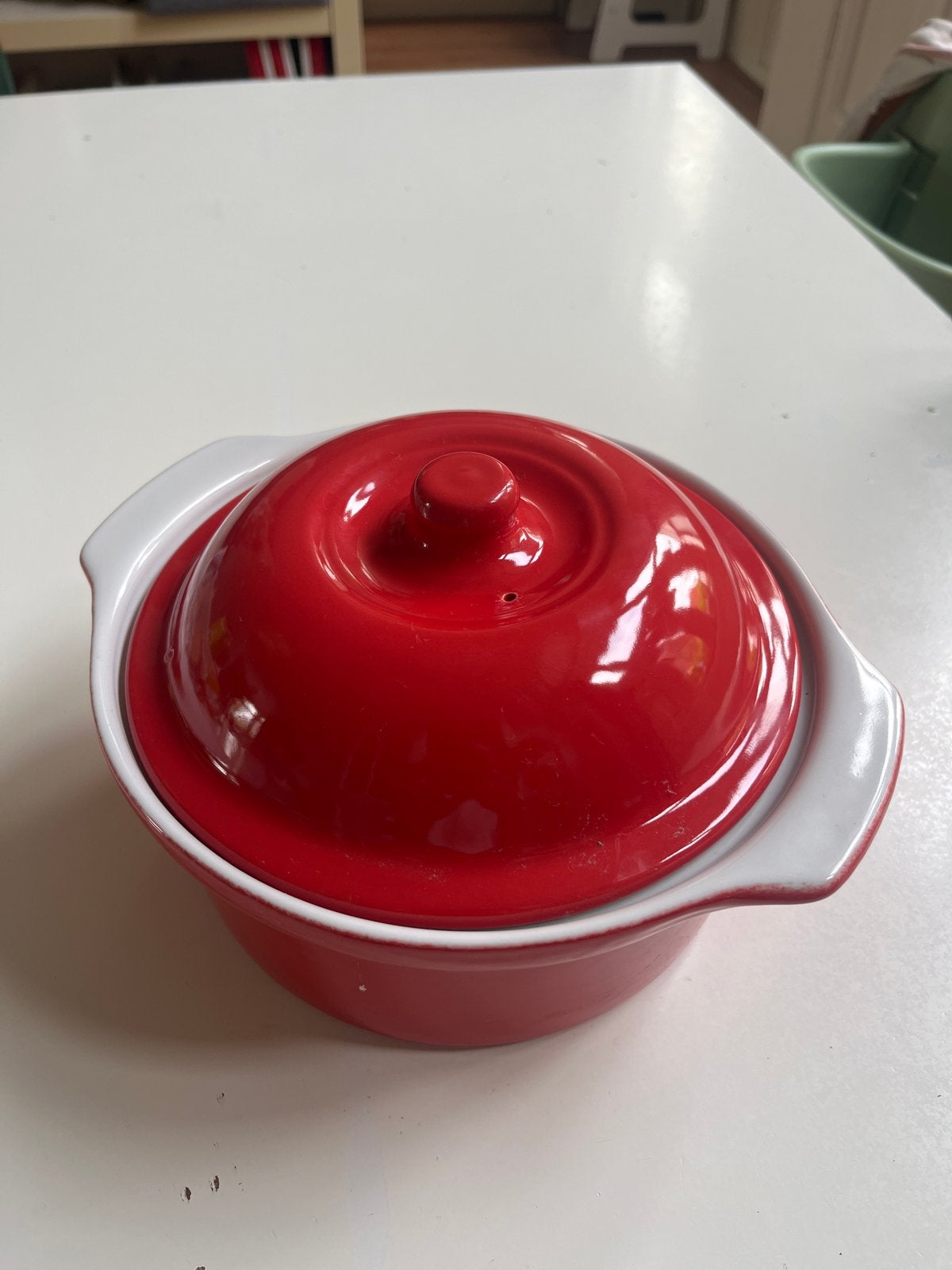 Nieuwe Own Kitchen aardewerk stoofpot rood, Overige typen, Nieuw, Ophalen of Verzenden, Steen/keramiek