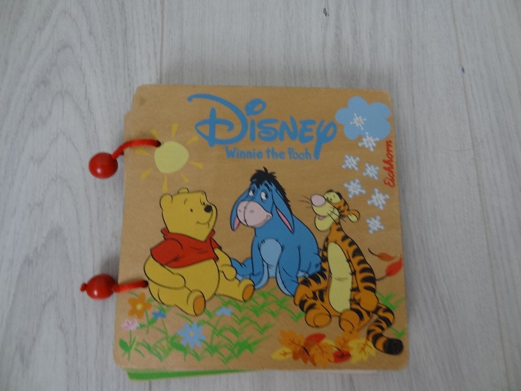 Disney Winnie the Pooh - houten boekje, Jongen of Meisje, Ophalen of Verzenden, Zo goed als nieuw, Voorleesboek