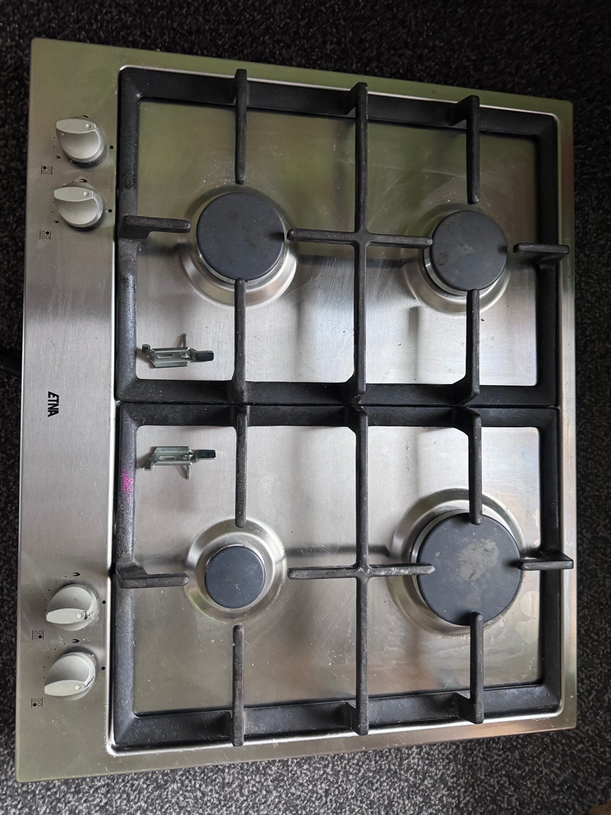 Mooie ETNA INBOUW 4 pits gastel, Ophalen, 4 kookzones, Zo goed als nieuw, Inbouw