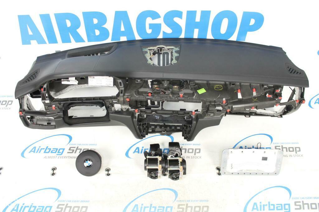Airbag set - Dashboard M zwart stiksel HUD BMW X6 F16, Gebruikt, Ophalen of Verzenden