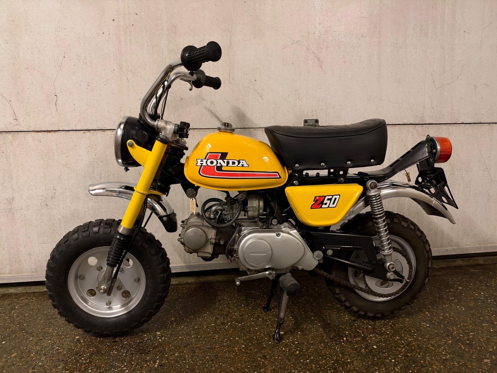 Honda monkey Z50J1 geel, Ophalen, Gebruikt, Overige modellen, Maximaal 45 km/u