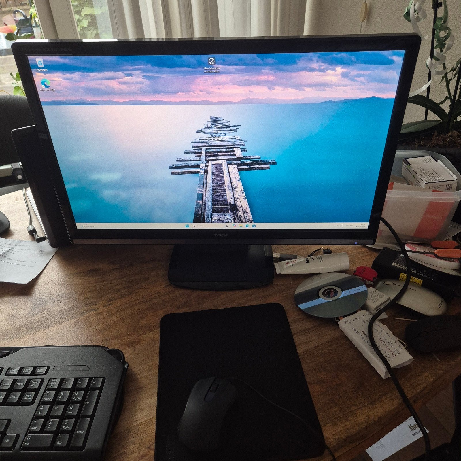 desktop pc met Windows 11 410 GB ssd 1000 gb hdd 8 gb ram, Computers en Software, Gebruikt, Ophalen of Verzenden, HDD, Intel Core i7