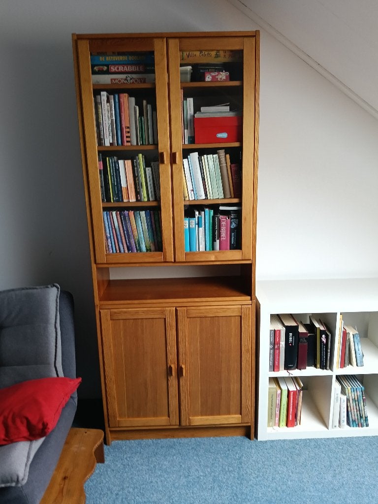 Boekenkast, Huis en Inrichting, Ophalen, 200 cm of meer, 50 tot 100 cm, Grenenhout