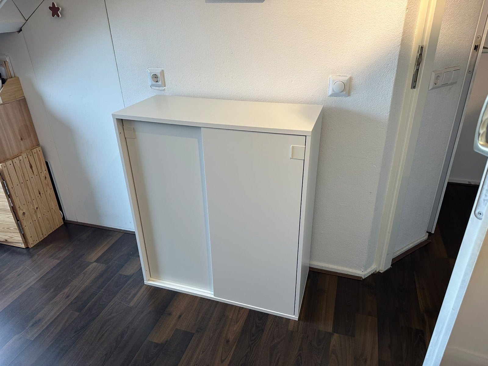 IKEA MACKAPÄR schoenenkast wit, Ophalen, Gebruikt, 50 tot 100 cm, Minder dan 100 cm