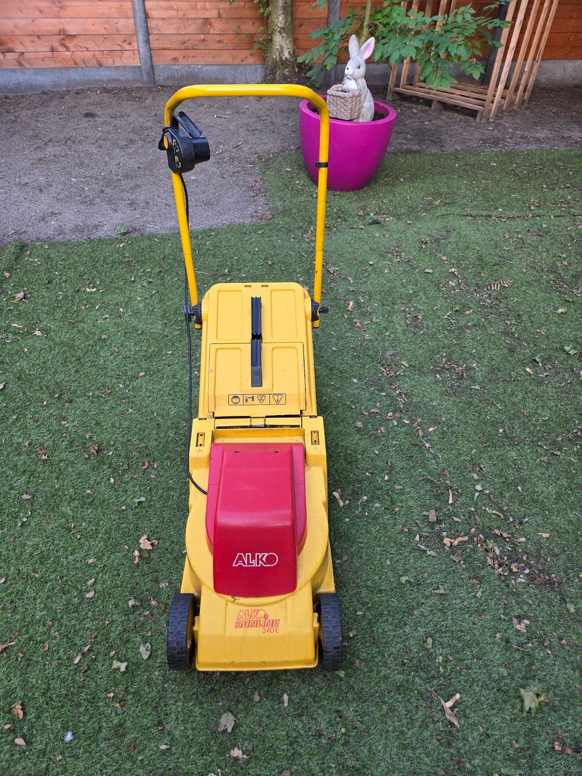 AL-KO Sunline 340 E grasmaaier met extra lang snoer, Tuin en Terras, Grasmaaiers, Ophalen, Cirkelmaaier, AL-KO, Gebruikt