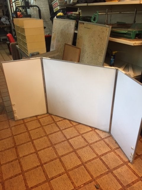 uitklapbaar white/magneetbord, Ophalen, Gebruikt
