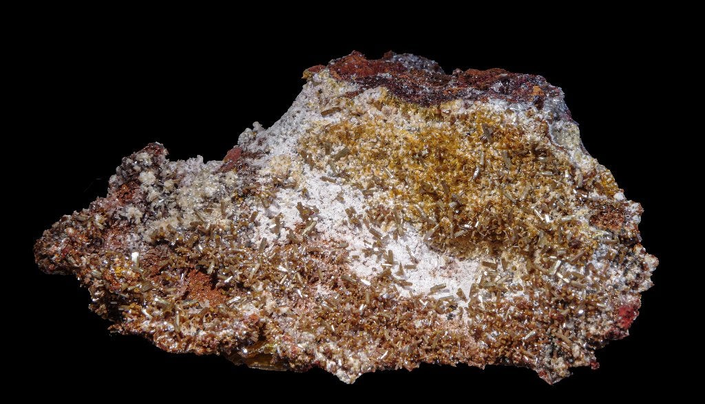 **TOP** ENDLICHIET kristallen op matrix uit Mexico, Ophalen of Verzenden, Mineraal