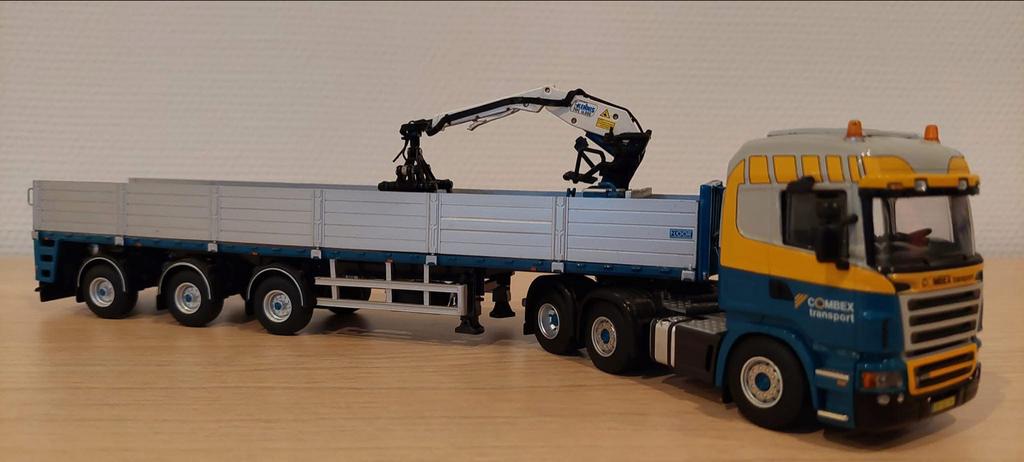 GEZOCHT Scania Combex Transport stenen trailer, Overige merken, 1:32 tot 1:50, Ophalen of Verzenden, Zo goed als nieuw