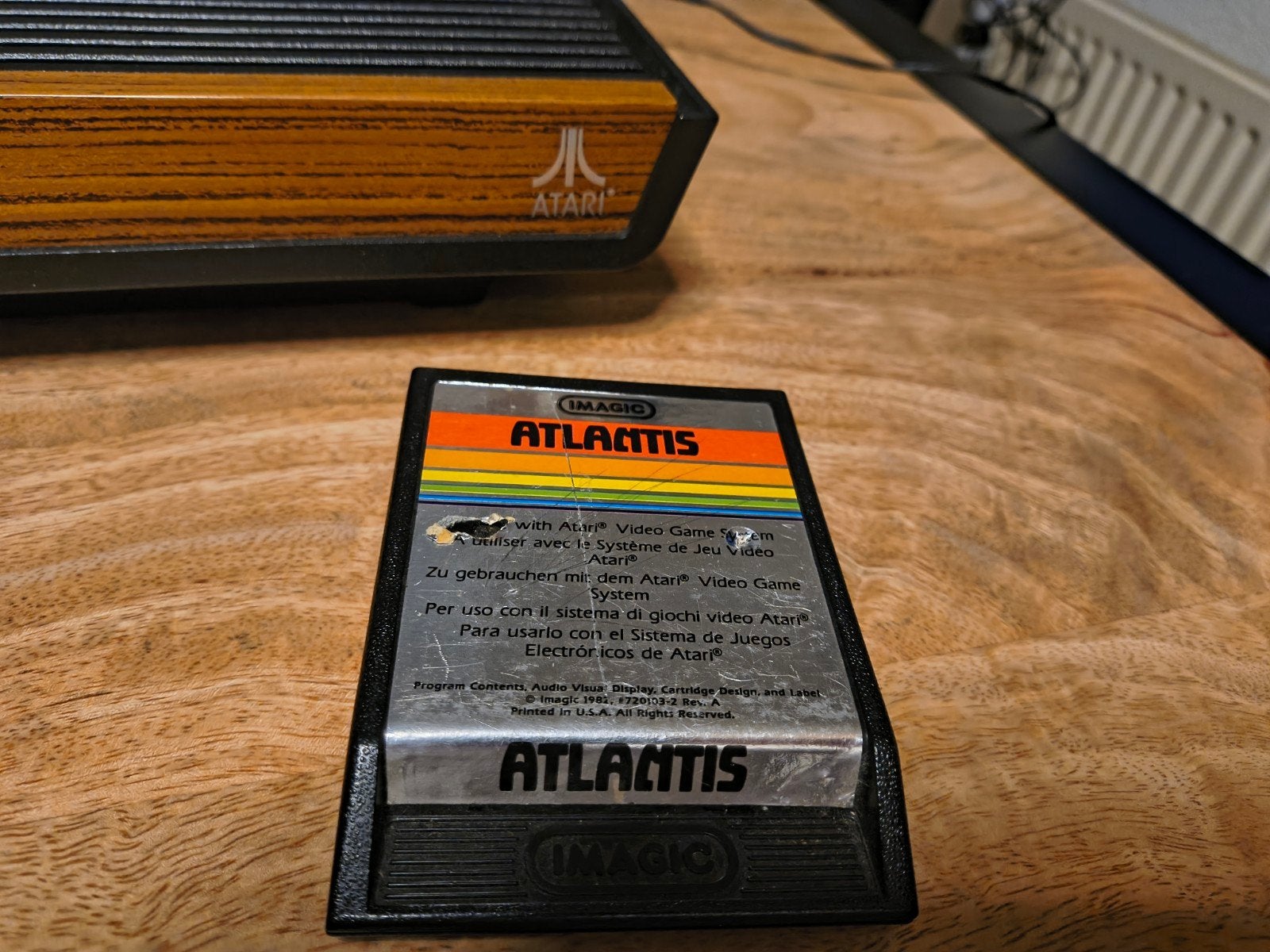 Atlantis voor de Atari 2600, Gebruikt, 1 speler, Ophalen of Verzenden, Atari 2600