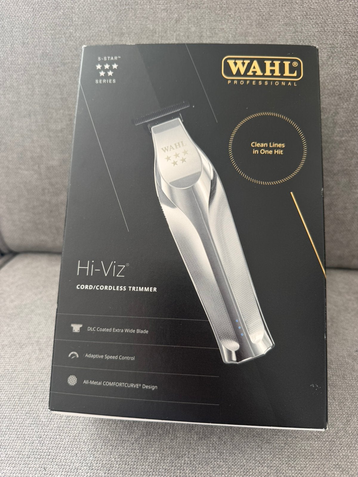 Wahl Hi-Viz Cord/Cordless Trimmer, Ophalen of Verzenden, Zo goed als nieuw, Tondeuse