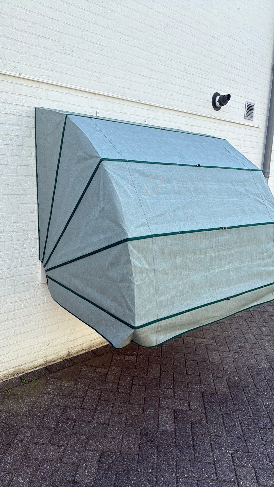 Nieuwe markies breed 150 kleur grijs groen, Ophalen, Nieuw, Minder dan 250 cm, Markies