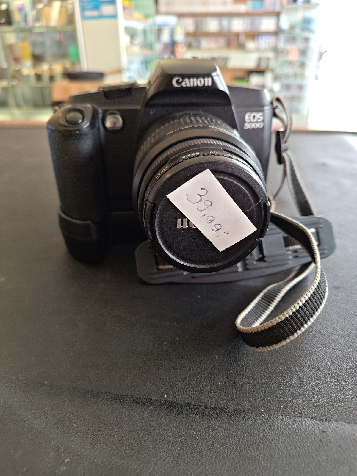 Canon EOS 5000 Spiegelreflexcamera met 38-76mm lens, Audio, Tv en Foto, Fotocamera's Analoog, Ophalen of Verzenden, Gebruikt, Spiegelreflex