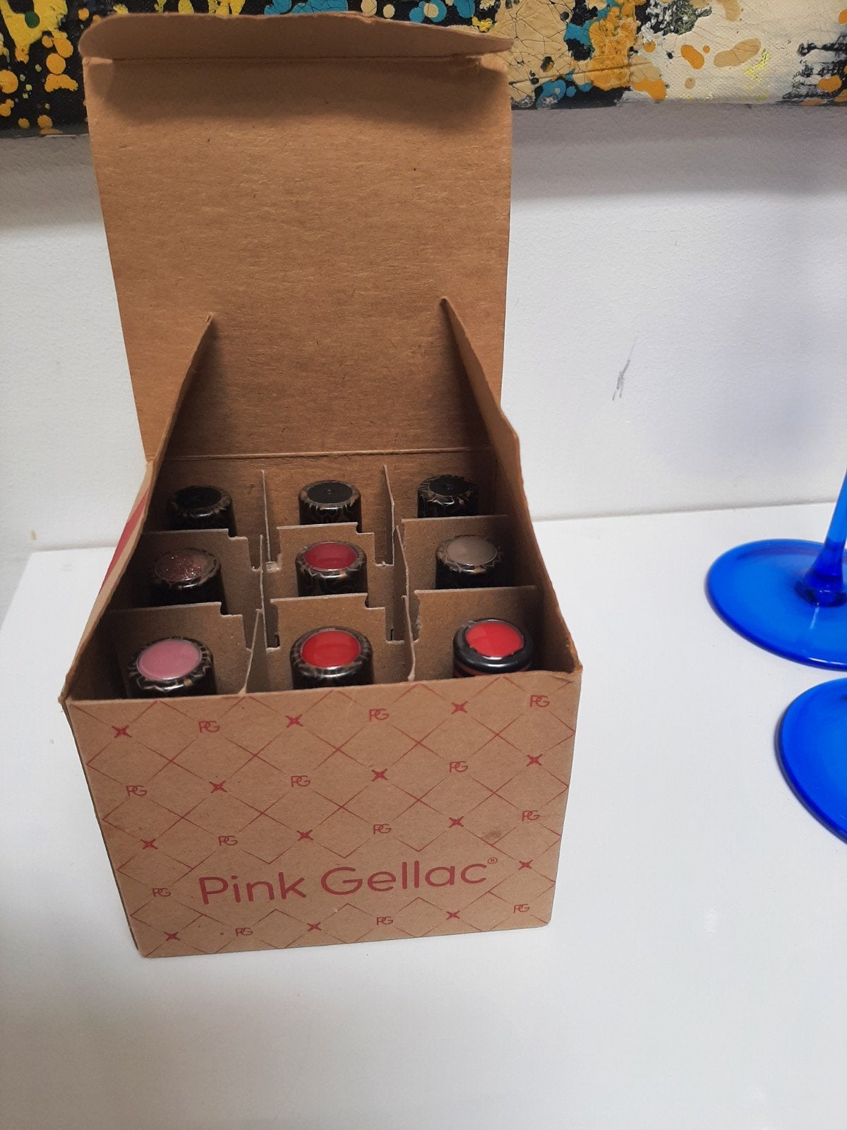Pink Gellac 9-delige gellak set, Ophalen of Verzenden, Gebruikt, Overige typen