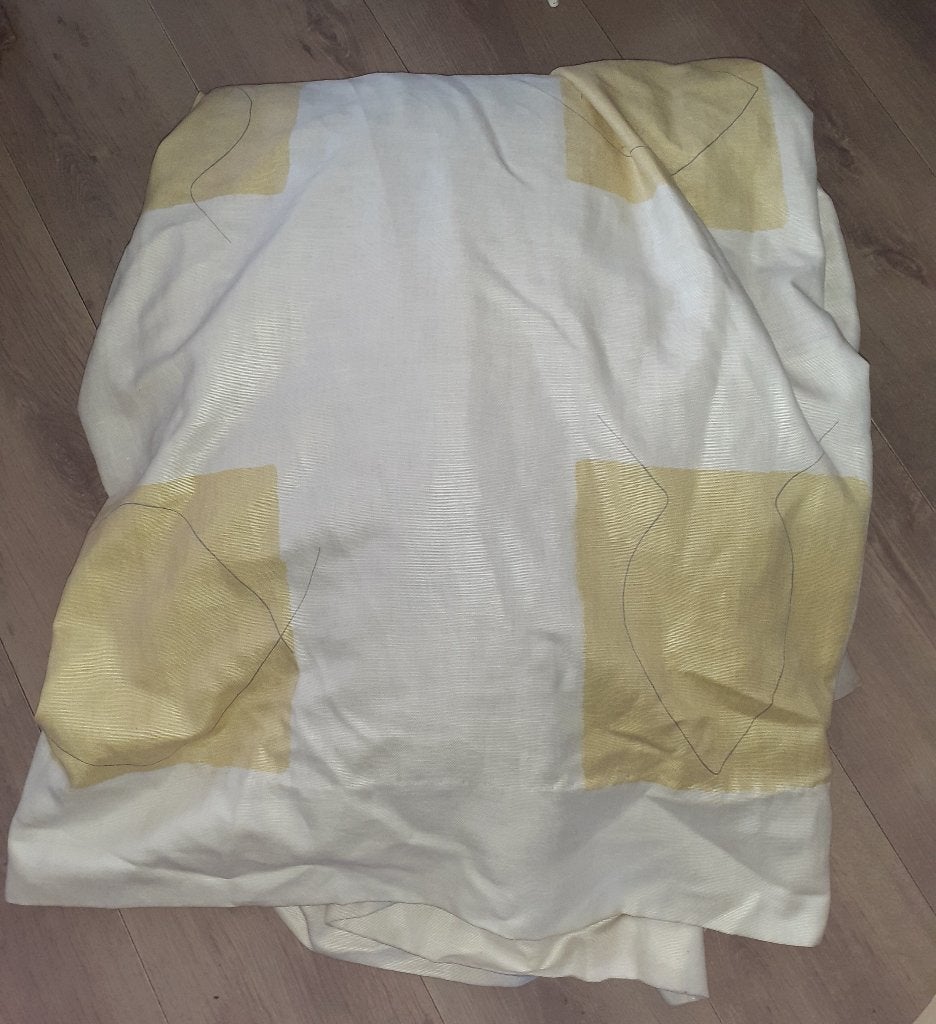 Zeer mooie luxe creme kleurige gordijn van kendix, Ophalen of Verzenden, Zo goed als nieuw, Gordijn
