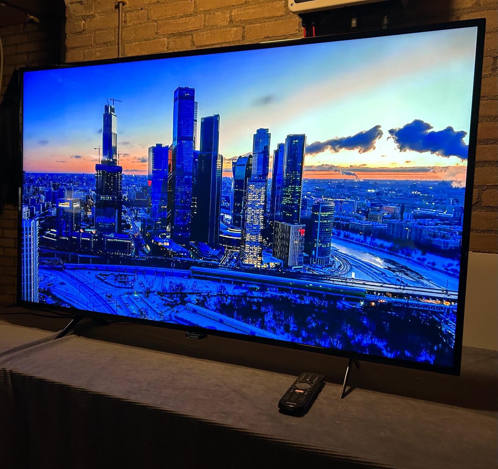 Philips 55 inch Smart TV 4K Ultra HD HDR10 2x Ambilight!, Ophalen, Philips, LED, 50 Hz