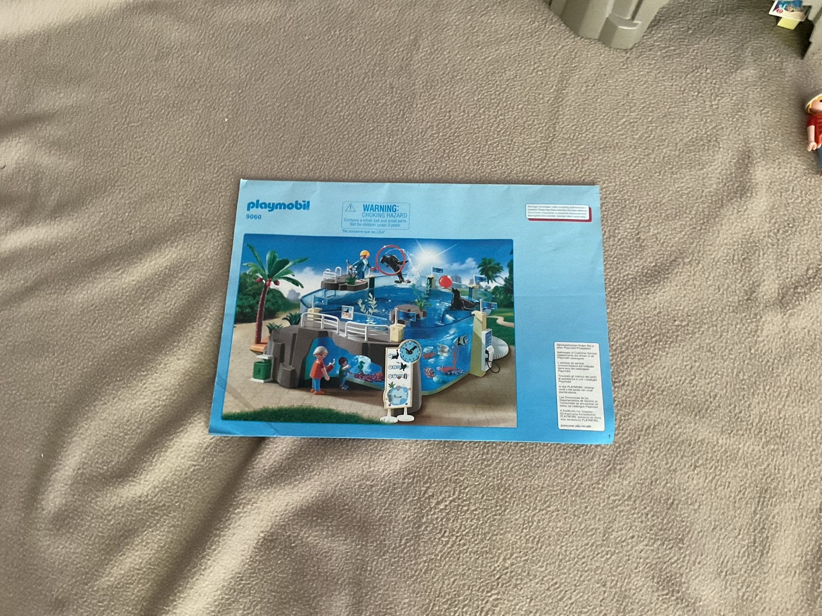 Playmobil Dolfinarium / Zeehondenshow (set 9060), Ophalen, Gebouw, Complete set, Zo goed als nieuw
