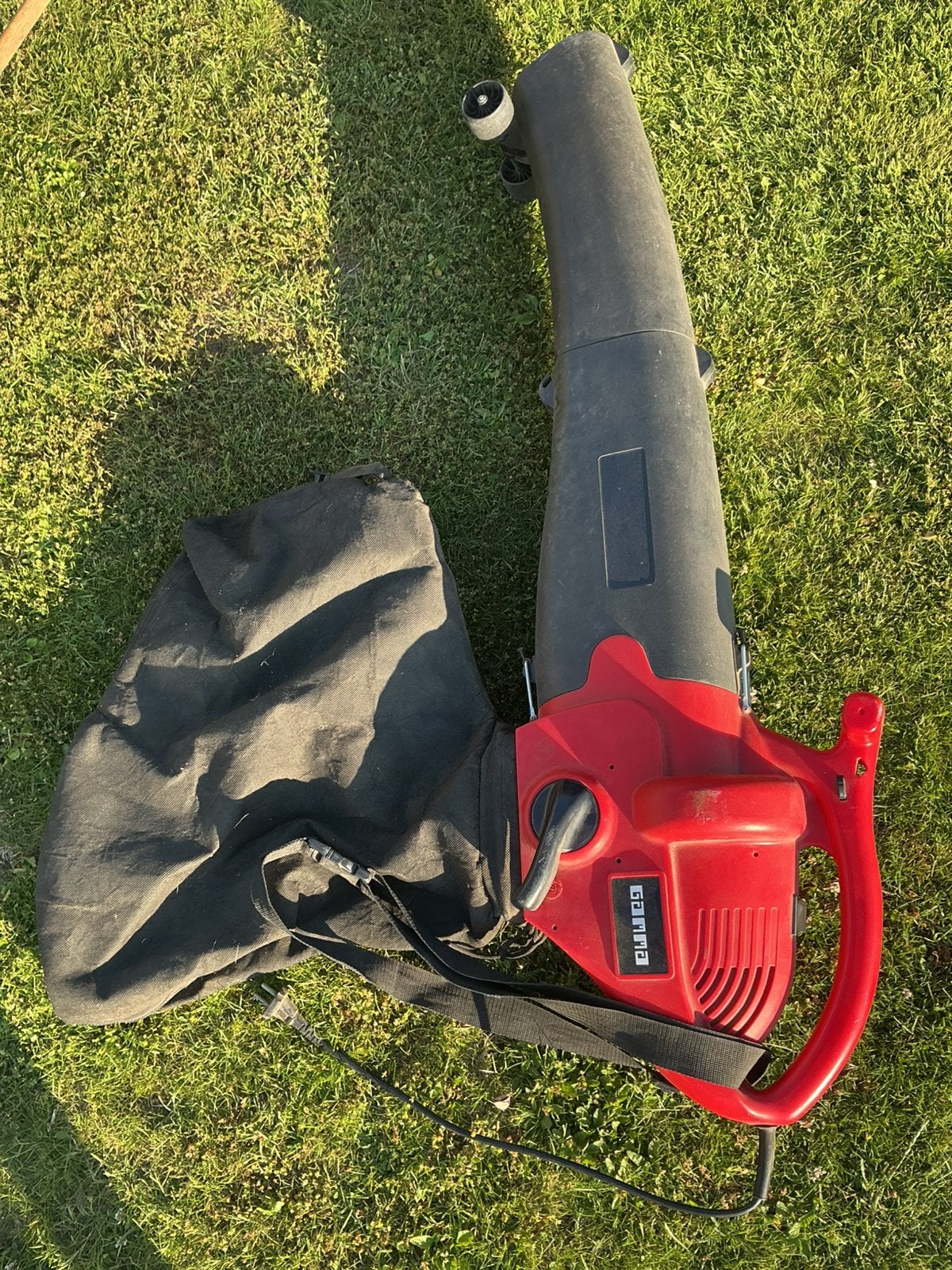 Blad blazer, Ophalen, Gebruikt, Handgedragen, Met opvangzak